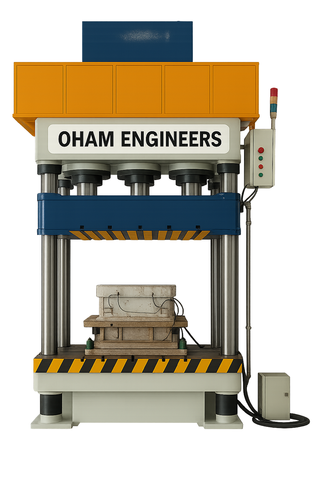 Machine 1 – Hydraulic Compression Moulding Press